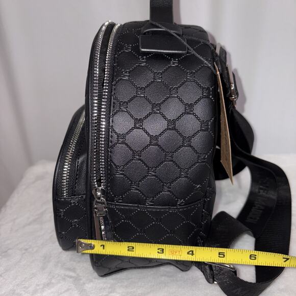 Steve Madden Black BBLOGO Backpack w/ Tassel Clasp NWT - Picture 10 of 12